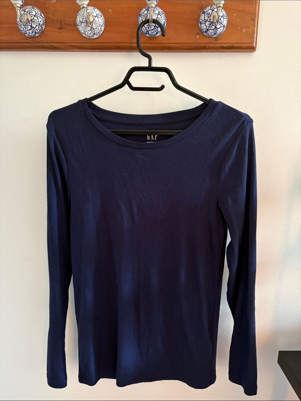 GAP Deep Navy Long Sleeve Crew